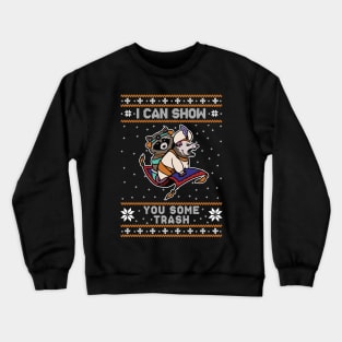 Raccoon AND OPOSSUMS CHRISTMAS Crewneck Sweatshirt